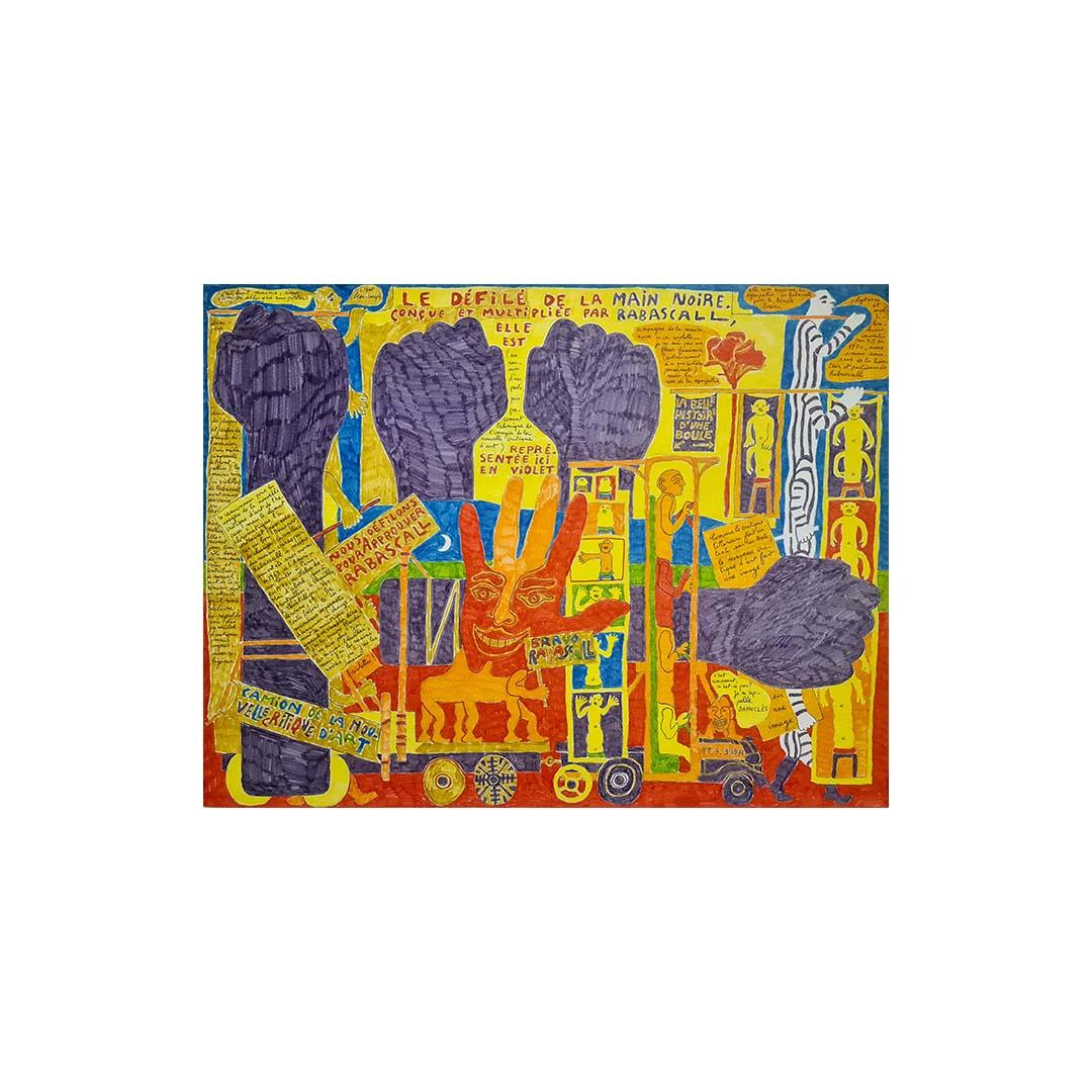 1971 Peinture originale de l'artiste contemporain français Yvon Taillandier en vente 1