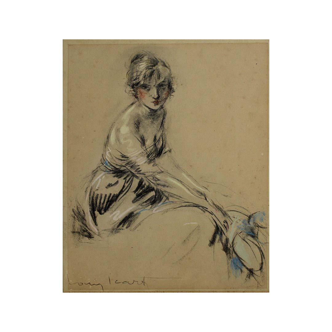 Circa 1920 Pastell 