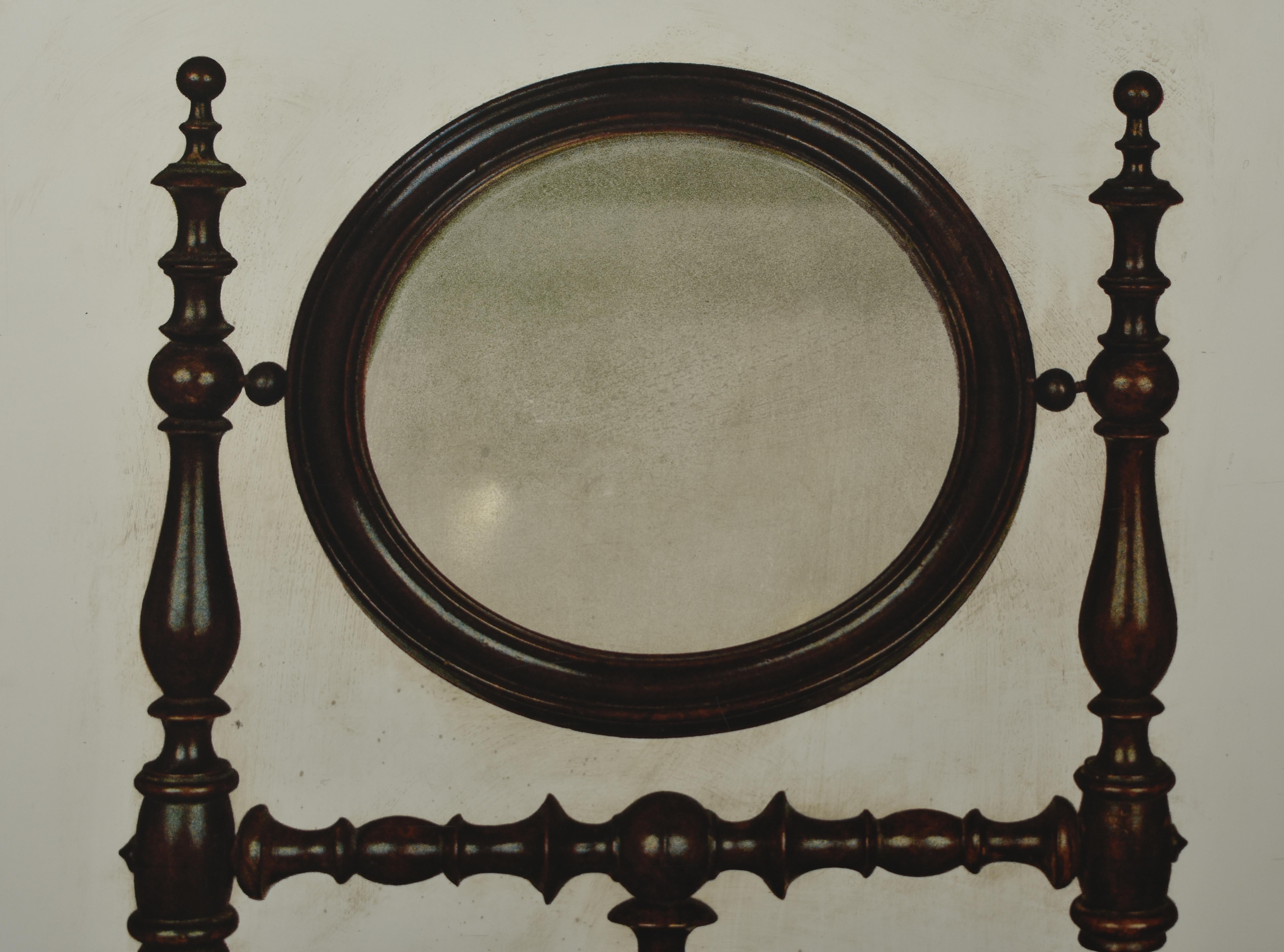 Miroir de courtoisie  Specchio da toilette - Gris Still-Life Print par Michelangelo Pistoletto