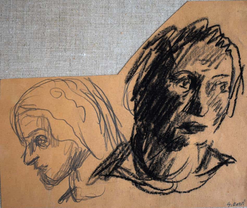 Heads of Two Women