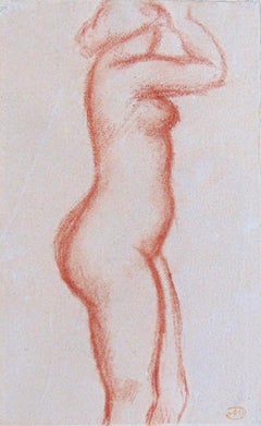 Nudo in piedi  Nudo con braccia alzate