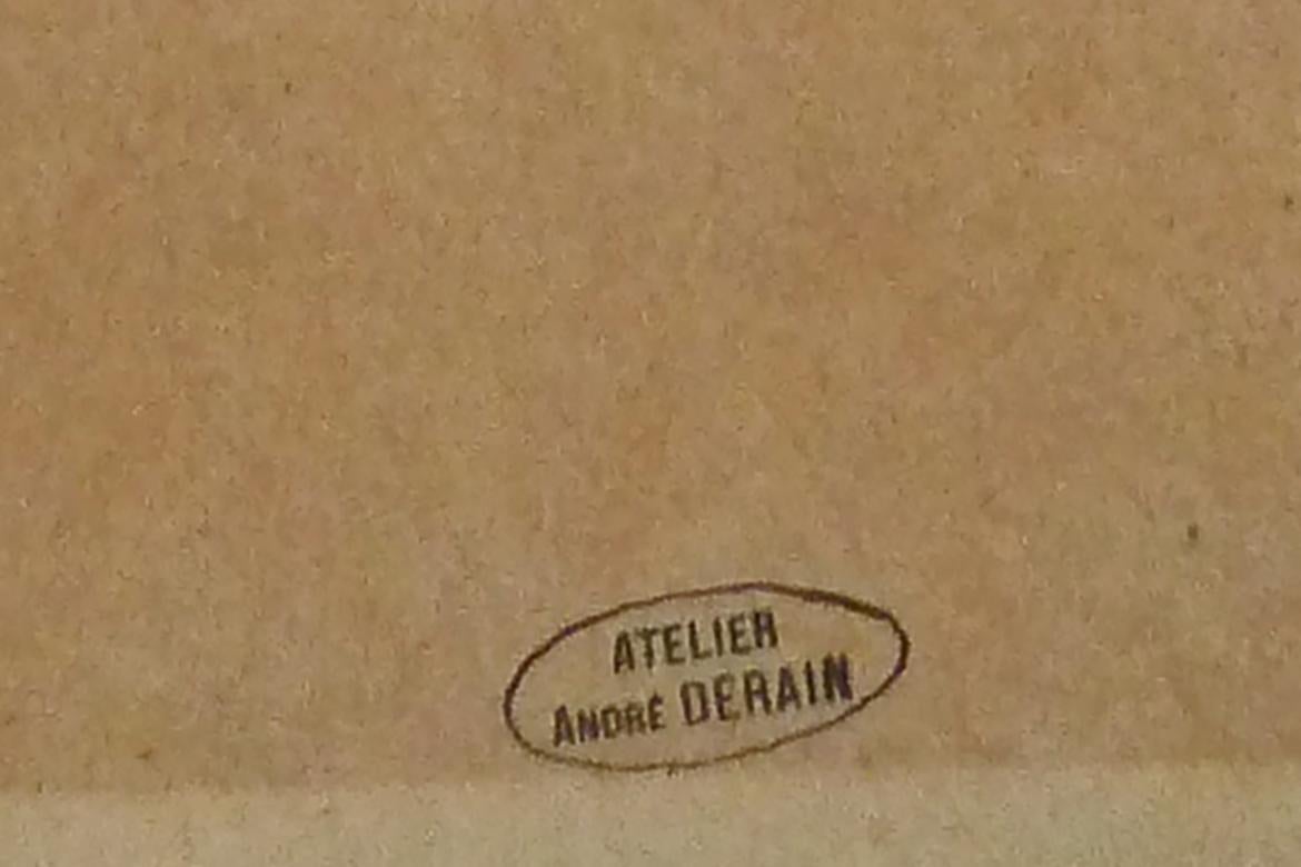 ANDRE DERAIN 1880-1954
Chatou, Paris 1880-1954 Garches 

Titel: Sitzender Akt

Technik: Original gestempelte Bleistiftzeichnung auf braunem Papier

größe: 32,5 x 25,5 cm / 12,7 x 10 in

Zusätzliche Informationen: Dies ist eine