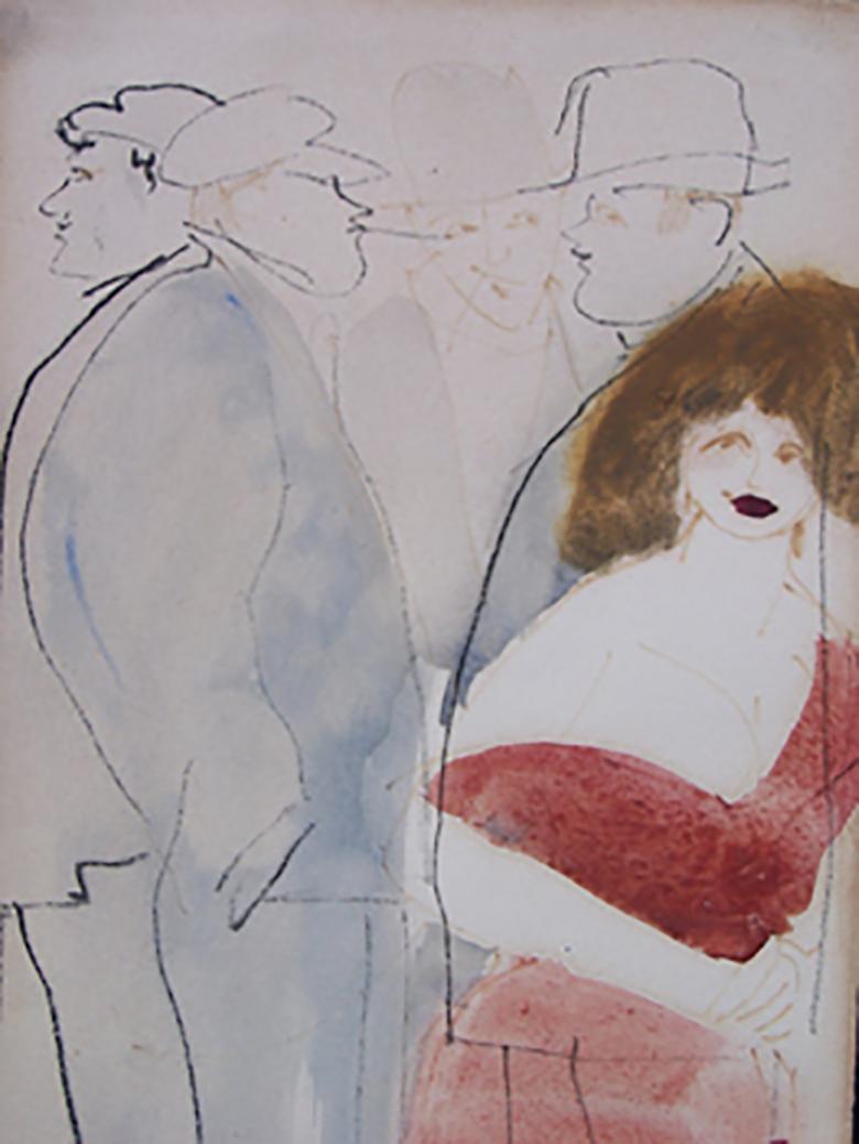 Figures in Paris - Modern Art by David Schneuer