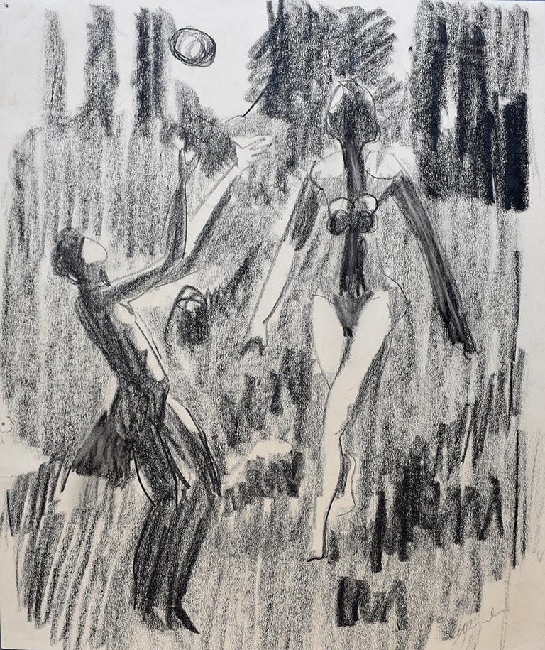 Ernst Ludwig Kirchner Figurative Art - Ball Playing Nudes
