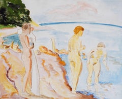 Figurative Zeichnungen und Aquarelle des frühen 20. Jahrhunderts