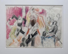 Sketch Idea for Metropolis - German Expressionism - 1926