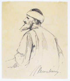 Study for Christ before Pilate (II) - Drawing Hungarian Christ before Pilate