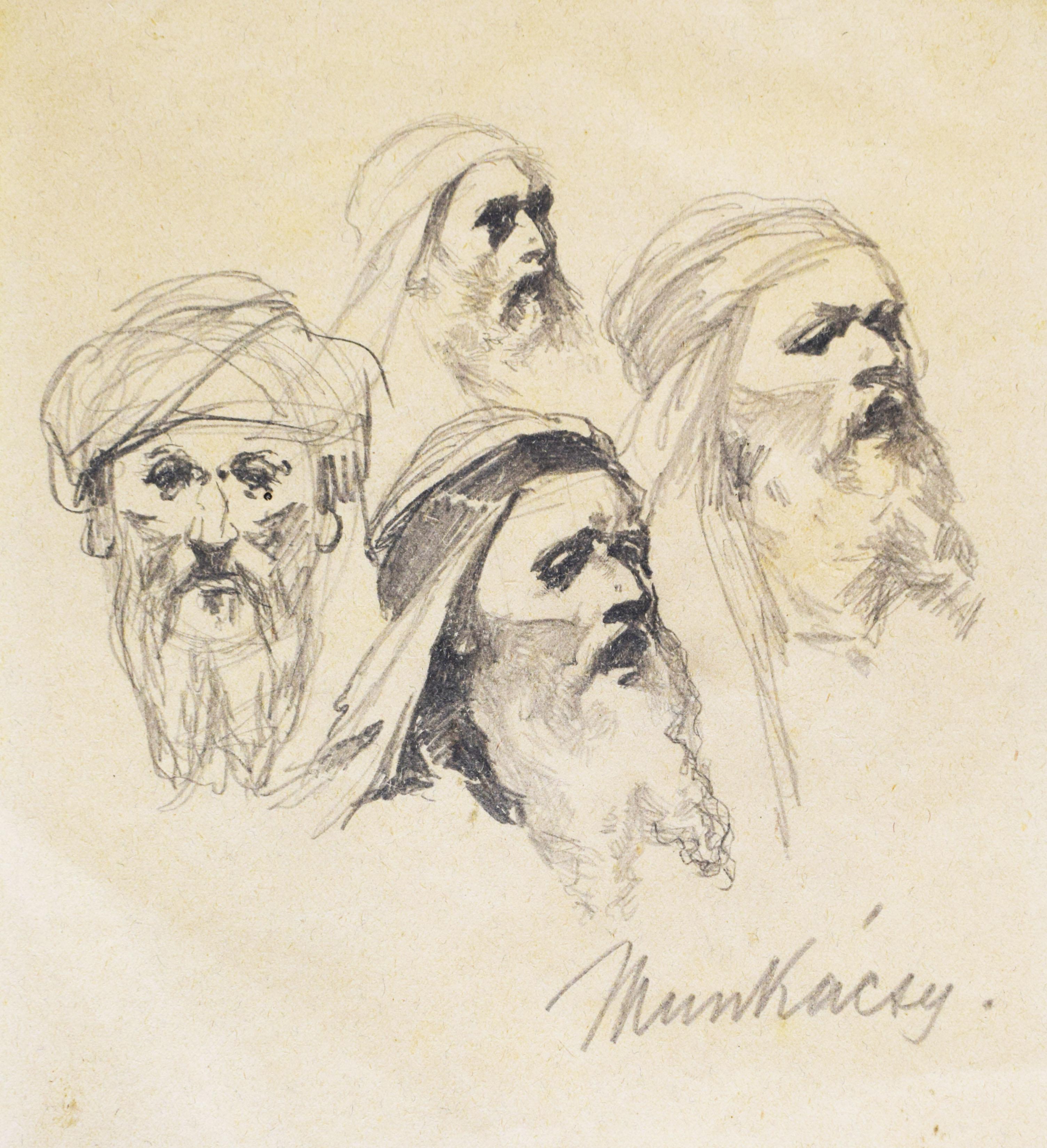 Studio per Cristo davanti a Pilato (IV) - Disegno ungherese di Cristo davanti a Pilato