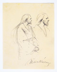 Study for Christ before Pilate (VI) - Drawing Hungarian Christ before Pilate