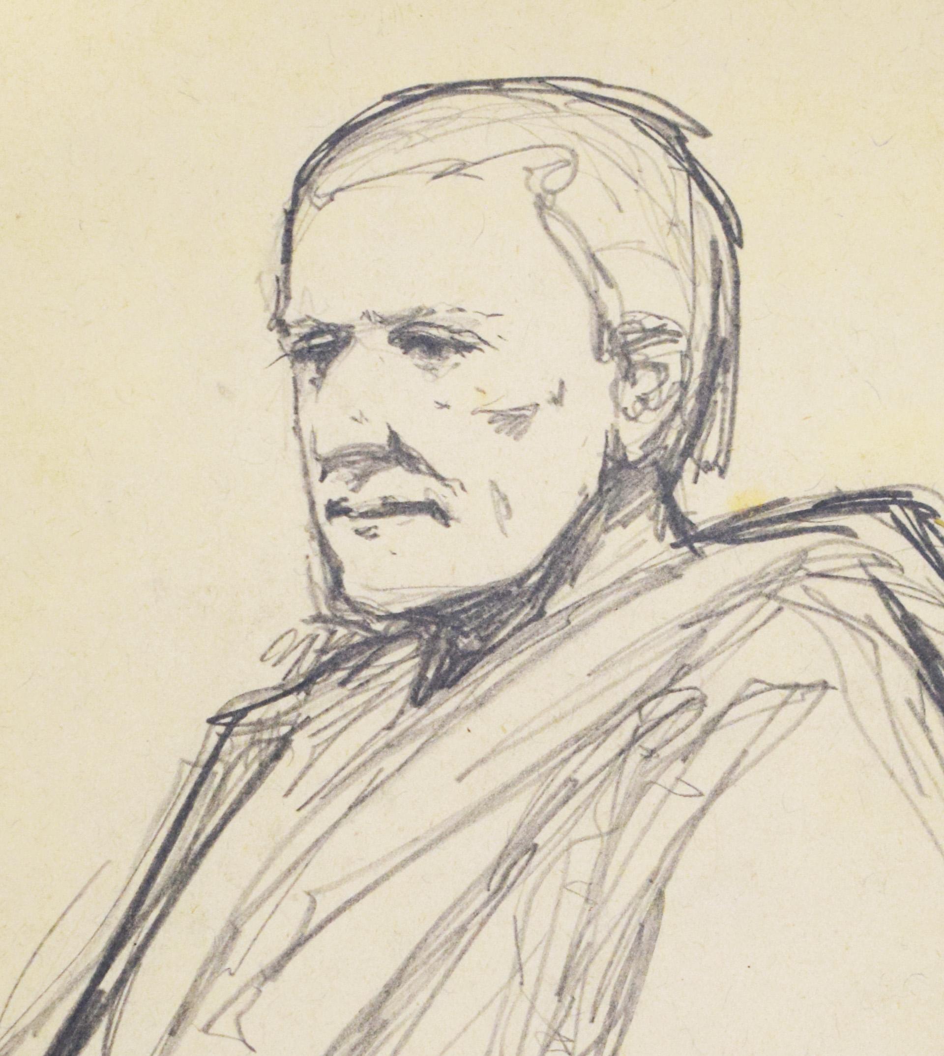 Il s'agit d'un dessin original au crayon de Mihaly von Munkácsy. 
Elle a été réalisée en préparation de la peinture à l'huile 