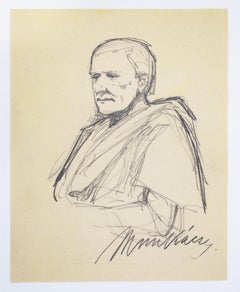 Study for Christ before Pilate (XII) - Drawing Hungarian Christ before Pilate