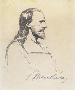 Mihály Munkácsy - Sketch for Christ before Pilate (XVI) - Drawing Hungarian Christ before Pilate Sketch for Christ before Pilate (XVI) - Drawing Hungarian Christ before Pilate