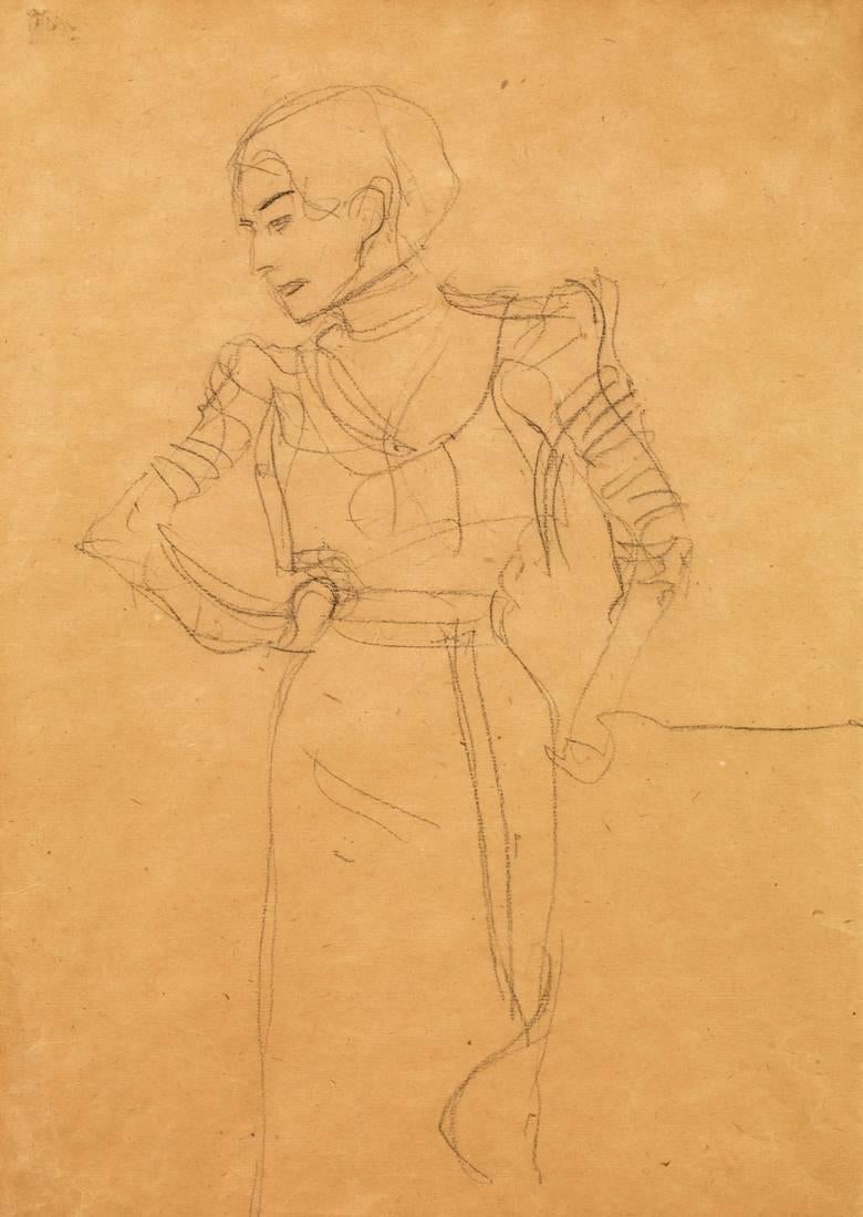 Vienna Secession Drawings and Watercolor Paintings