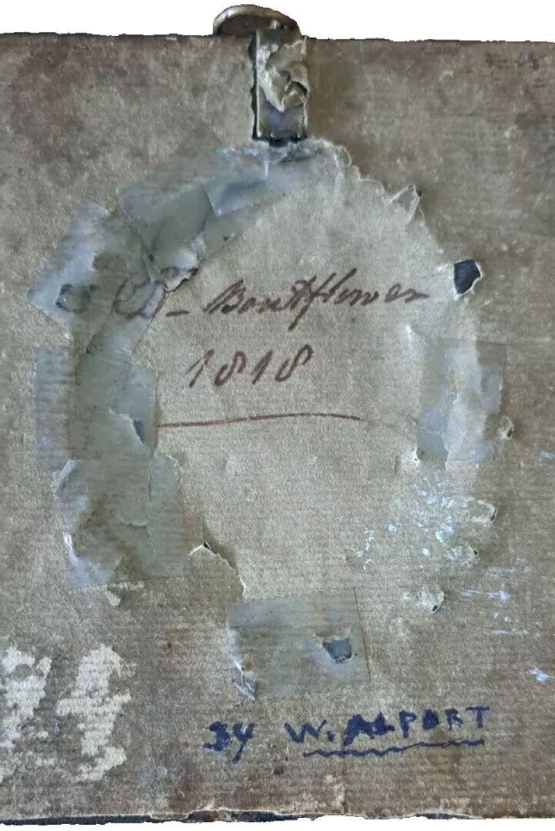 Silhouette masculine du 19e siècle W Alport - École anglaise Art par Unknown