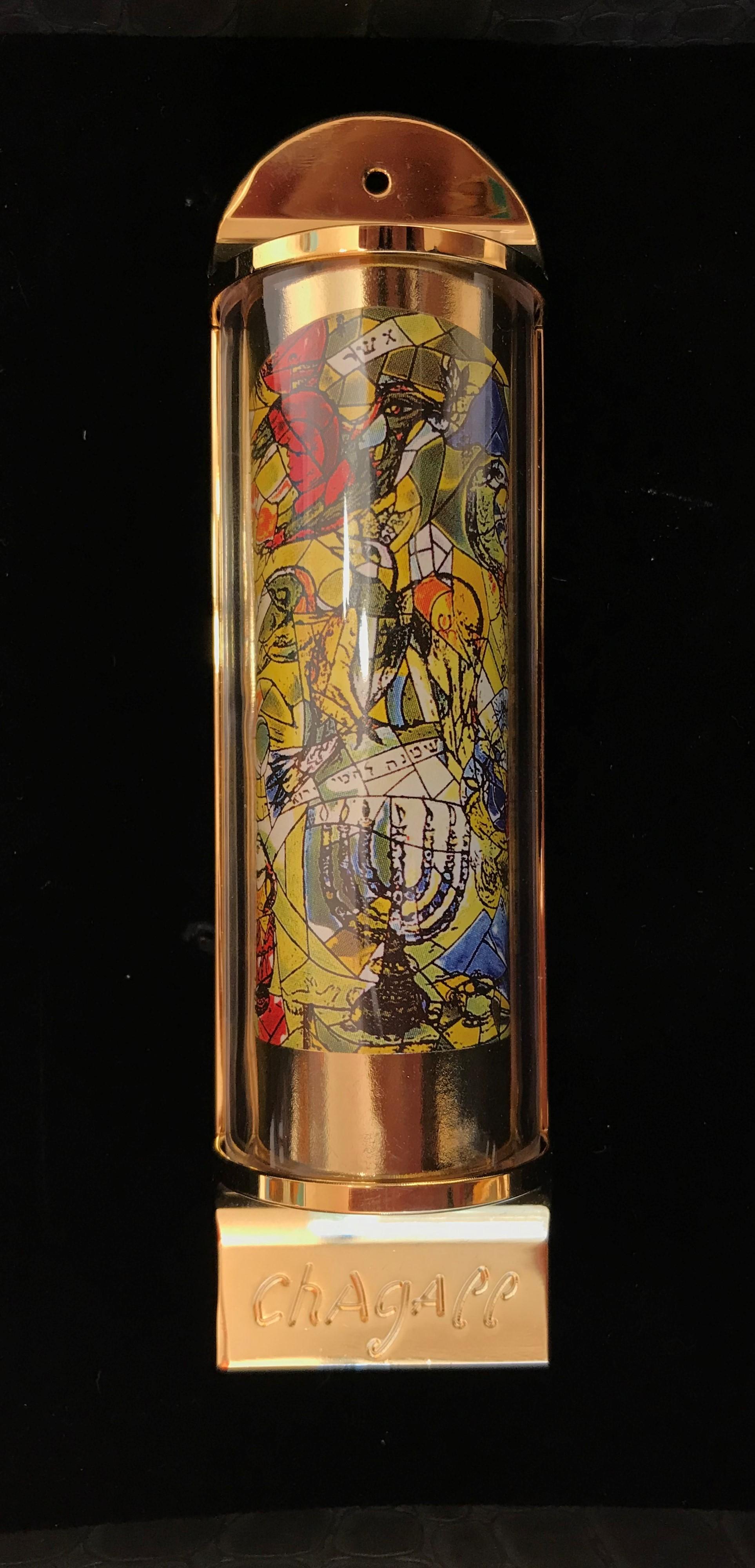 The Chagall Mezuzah - "Asher" tribe - Art by (after) Marc Chagall