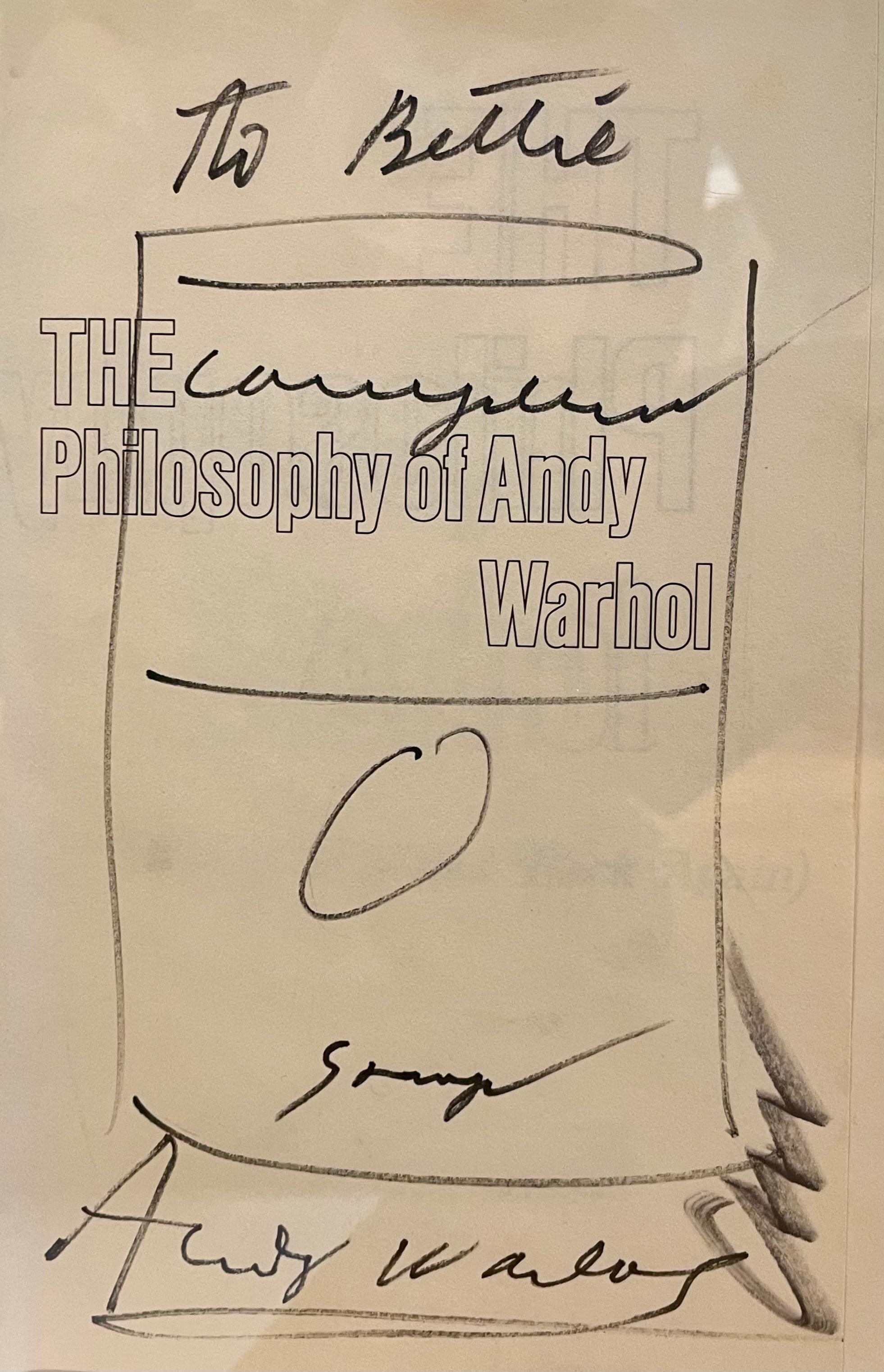 The philosophy of Andy Warhol For Sale 1