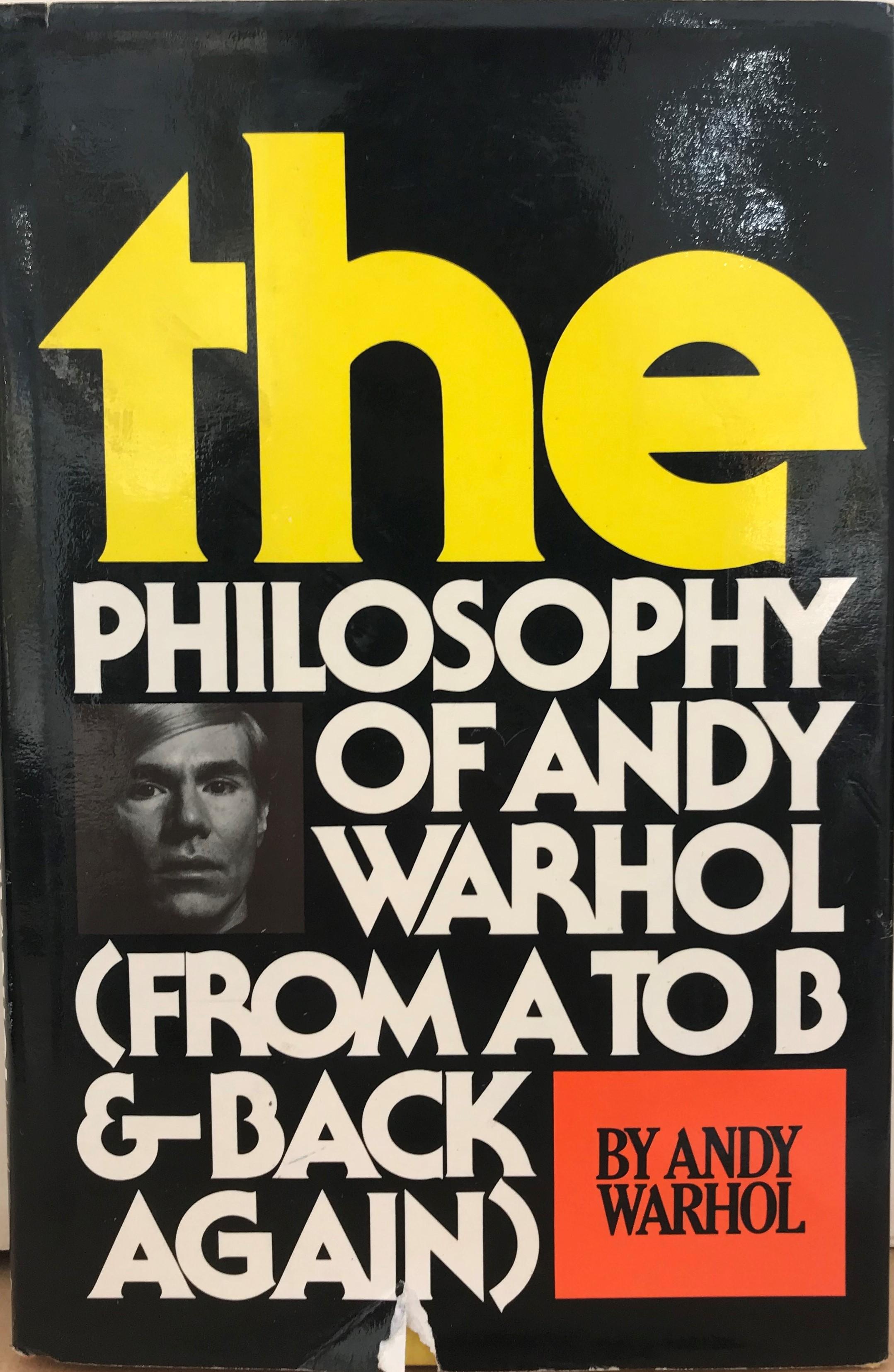 The philosophy of Andy Warhol For Sale 3