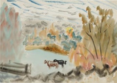 Untitled (Cows in Autumn)