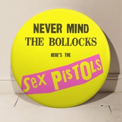Sex Pistolen ""Never Mind The Bollocks"" Riesiger handgefertigter 3D-Vintage-Knopf