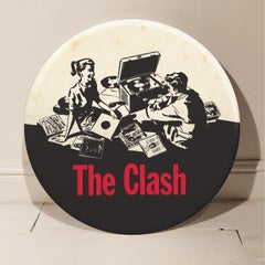The Clash, "London Calling" Giant Handmade 3D Vintage Button