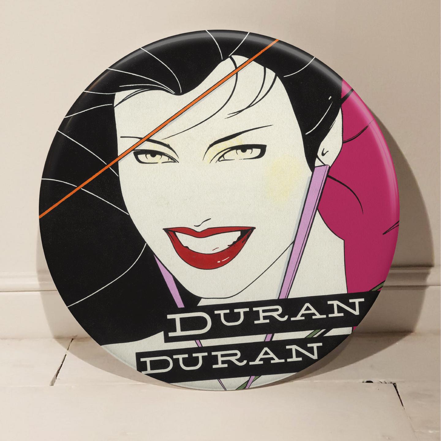 Duran "Rio" Giant Handmade 3D Vintage Button - Art de Tony Dennis