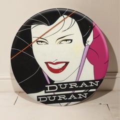 Duran Duran "Rio" Giant Handmade 3D Vintage Button