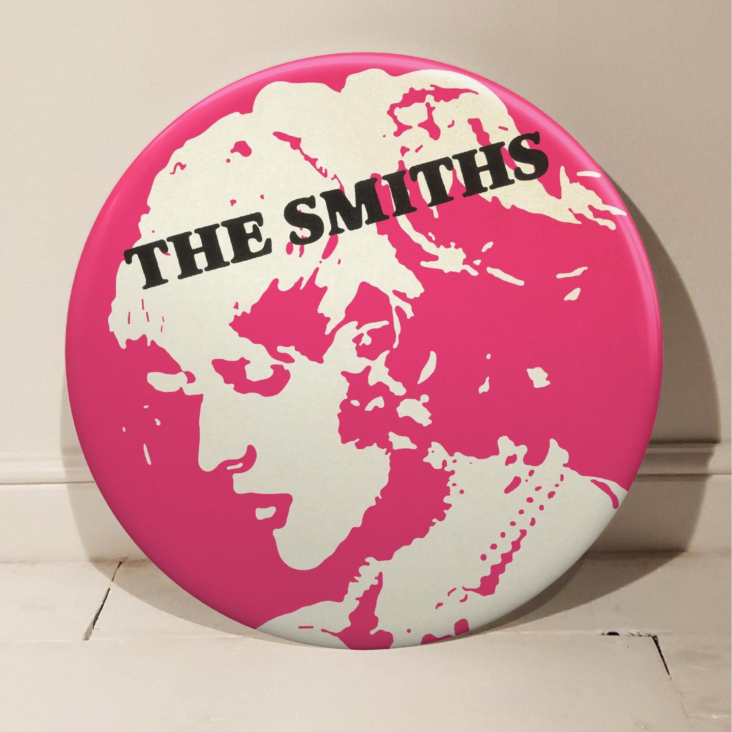 The Smiths "Sheila Take A Bow" Giant Handmade 3D Vintage Button - Mixed Media Art by Tony Dennis