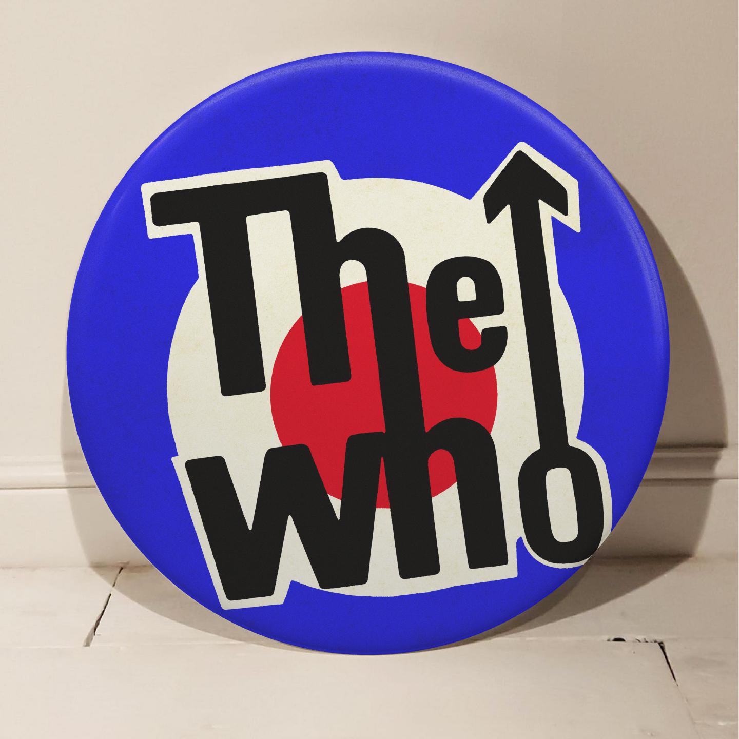 The Who - Riesiger handgefertigter 3D-Vintage-Knopf