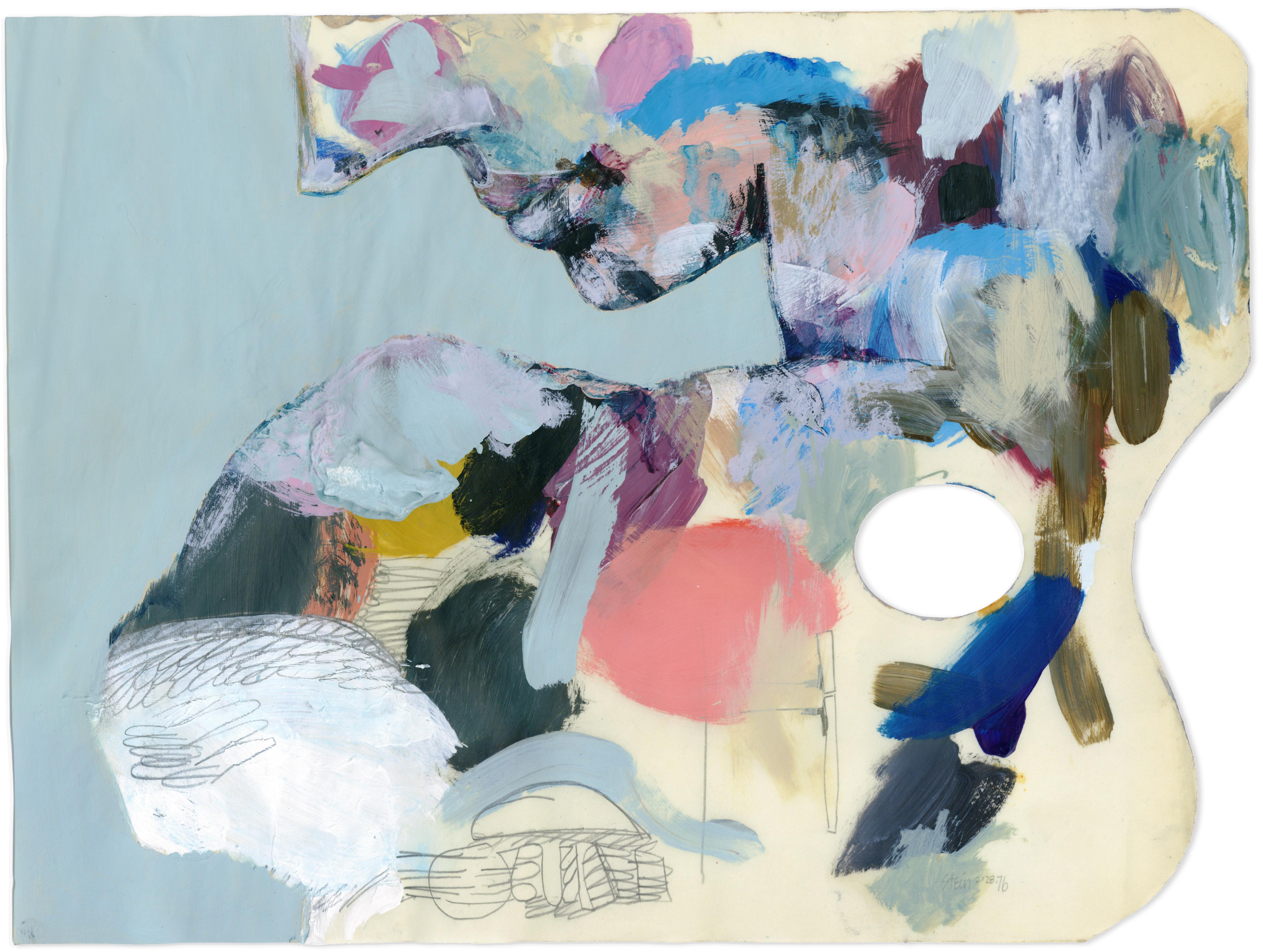 Moderne Zeichnungen und Aquarellbilder