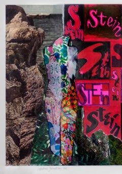 Linda Stein, Signature Formations 996 Contemporary 3D Sculptural Drawing Collage