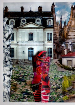 Linda Stein, Stillness and Diversity in Town 999 Contemporary 3D Drawing Collage