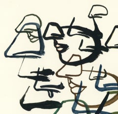 Signed Feminist LGBTQ+ Ink on Paper Drawing - Profile Flying 446.090