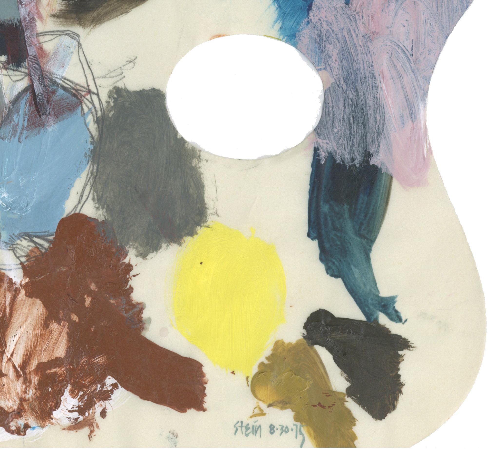 Linda Stein, Profile Palette 426.017 - Signed Feminist LGBTQ+ Colorful Acrylic on Paper Drawing

Profile Palette 426.017 is from Linda Stein's Profiles series--drawings, collages and paintings of facial profiles she made in the 1960s and 1970s when