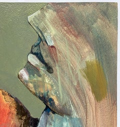 Pittura acrilica su tavola firmata Feminist LGBTQ+ - Profilo Paesaggio 438.028