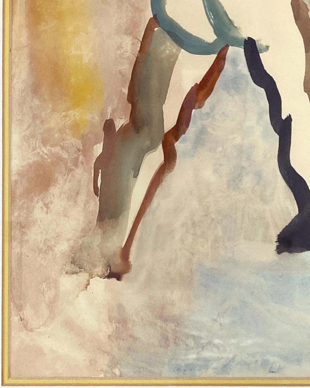 Linda Stein, Figuraciones 359.009 - Firmado, Acuarela sobre papel, Cuadro enmarcado 

La serie Figuraciones de Linda Stein son pinturas tempranas que realizó en la década de 1970. Ellos
muestran la propensión de la artista hacia la abstracción y su