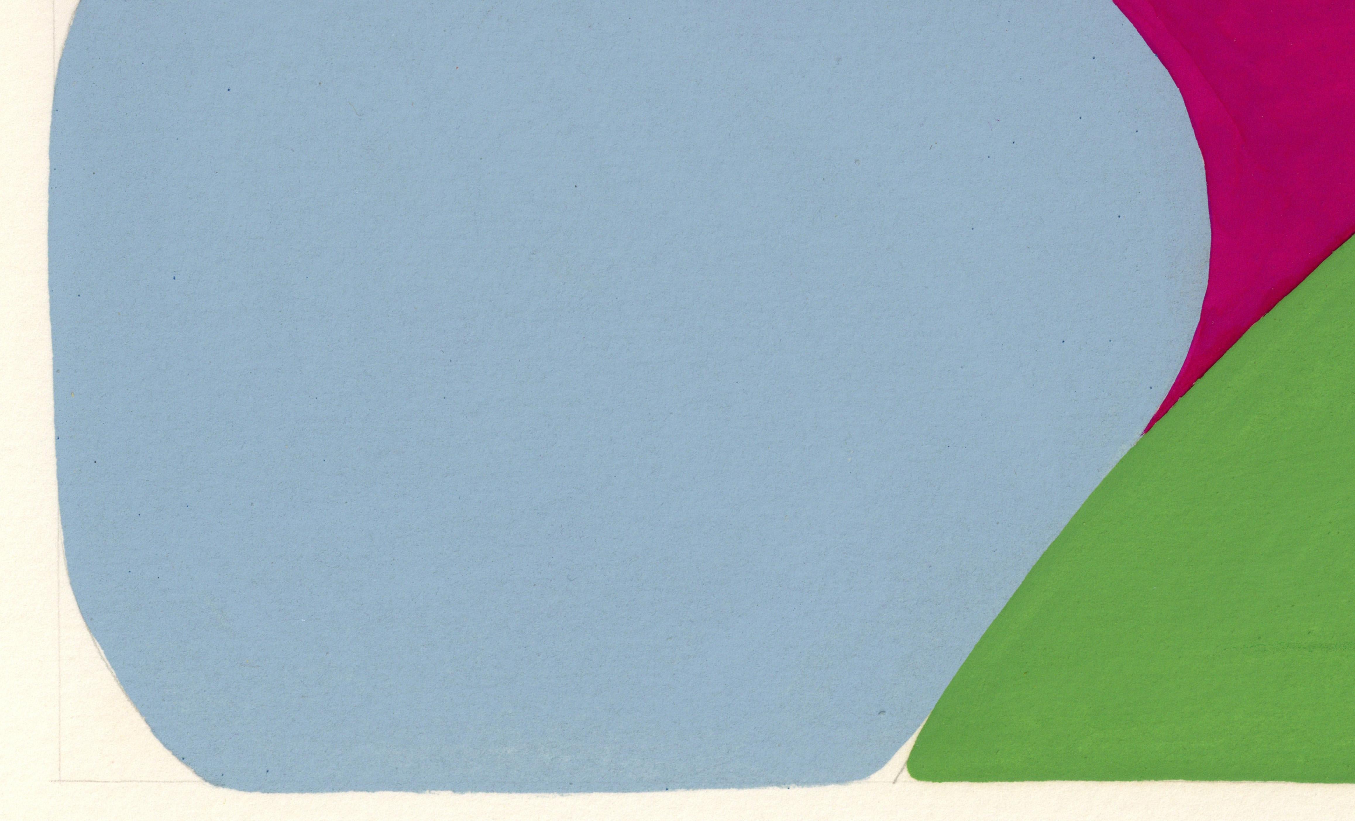 Dessin acrylique sur papier du féministe LGBTQ+ signé, profil massif 383.026 en vente 2