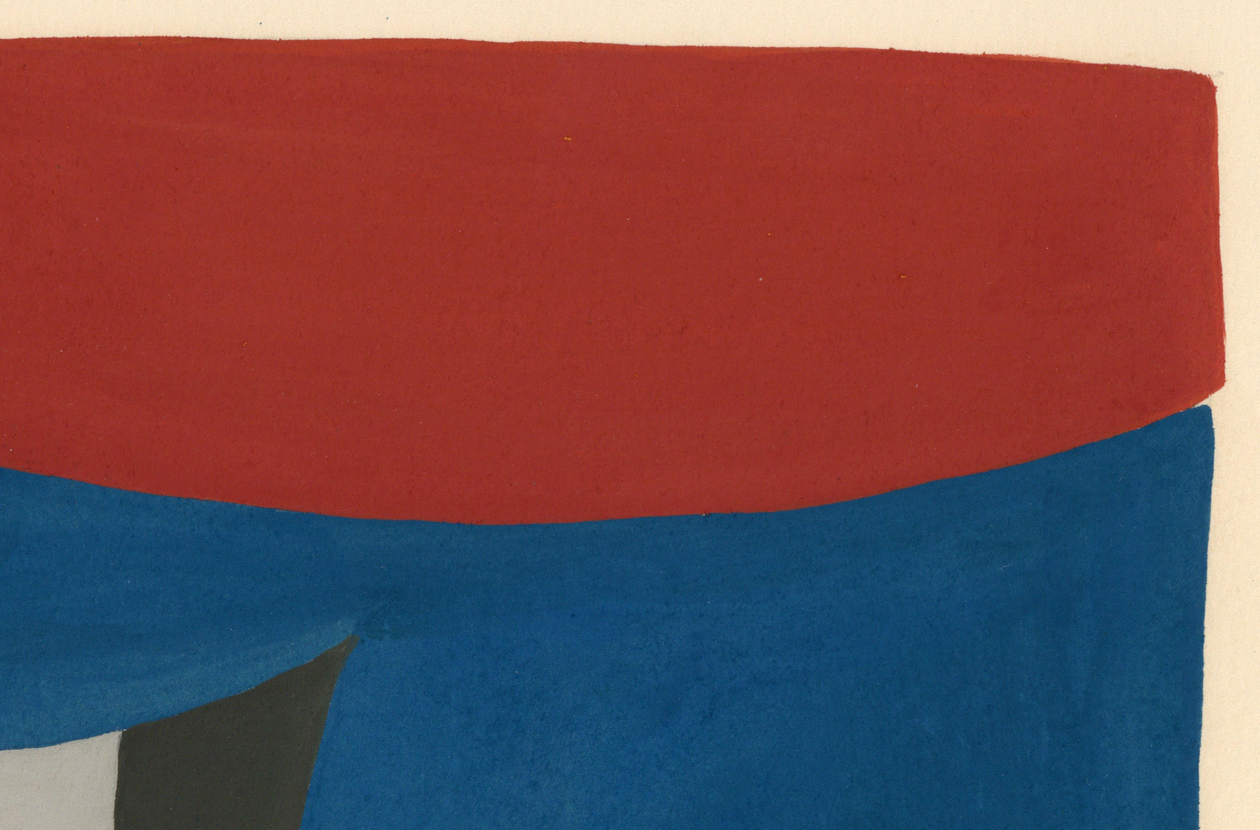 Firmato Feminista LGBTQ+ Disegno acrilico a guazzo su carta - Profilo solido 383.027 - Figurative Art Beige di Linda Stein