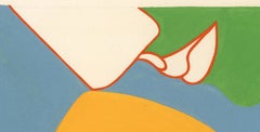 Signed Feminist LGBTQ+ Acrylic Gouache on Paper Drawing - Profile Solid 383.072