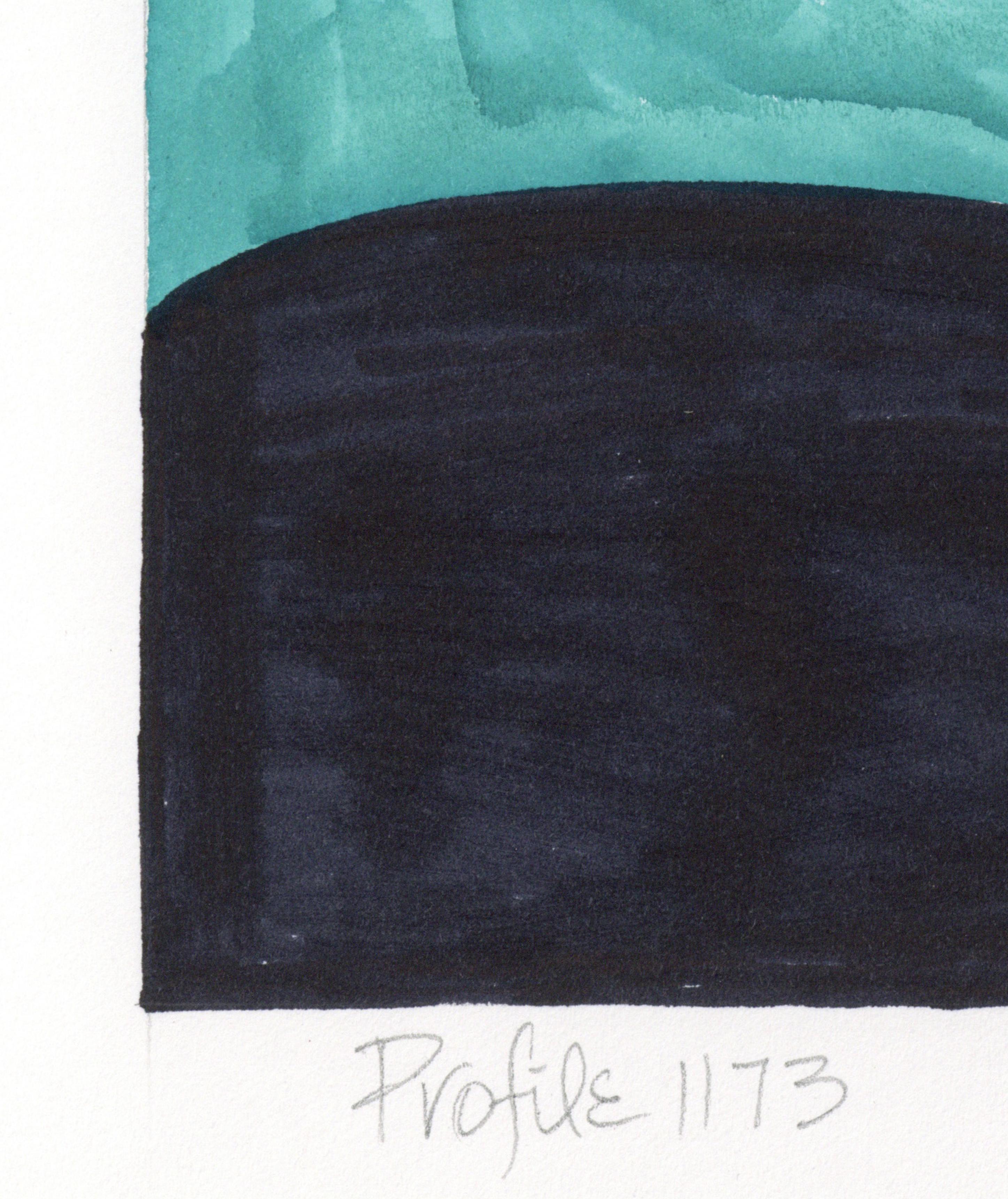 Dessin à l'encre colorée sur carton signé par une féministe LGBTQ+ - Linda Stein, A.Profiles 1173 en vente 6