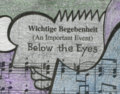 Firmato Inchiostro colorato femminista LGBTQ+ Disegno su carta - Notazione del profilo 418.018