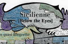 Firmato Inchiostro colorato femminista LGBTQ+  Disegno su carta - Notazione del profilo 418.026