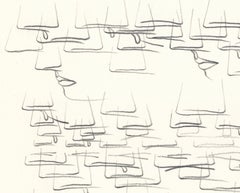 Signed Feminist LGBTQ+ Graphite on Paper Drawing - Profile Flying 446.101