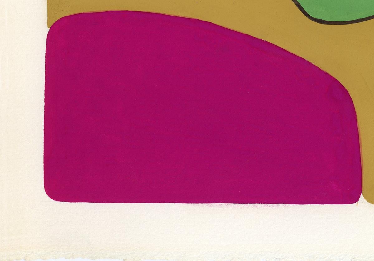 Dessin acrylique sur papier du féministe LGBTQ+ signé, profil massif 383.060 en vente 2