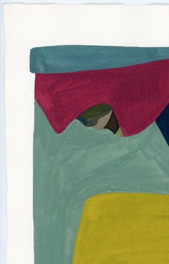 Firmato Feminista LGBTQ+ Disegno acrilico a guazzo su carta - Profilo solido 383.036