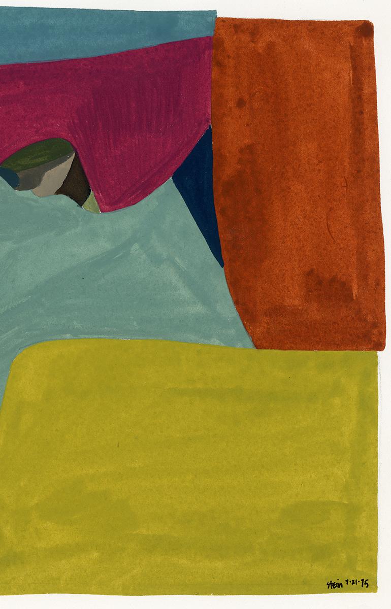 Dessin acrylique sur papier du féministe LGBTQ+ signé, profil massif 383.036 en vente 2