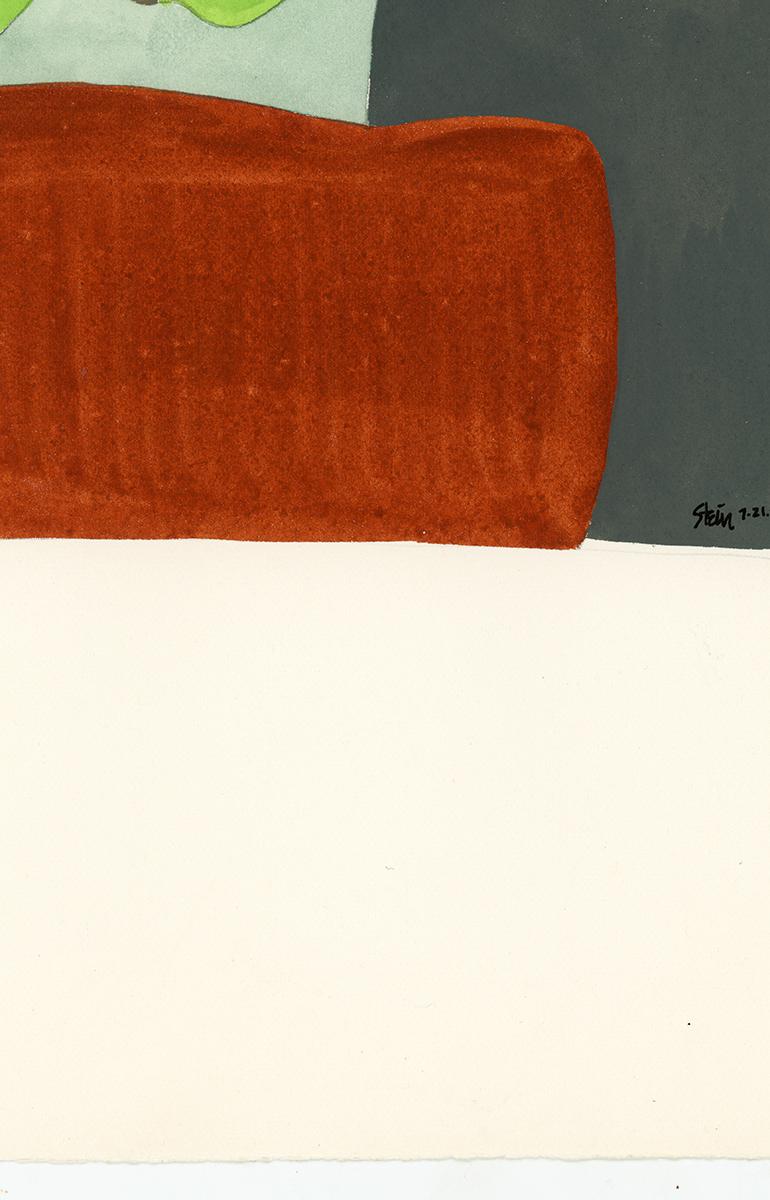 Dessin acrylique sur papier du féministe LGBTQ+ signé, profil massif 383.037 en vente 2