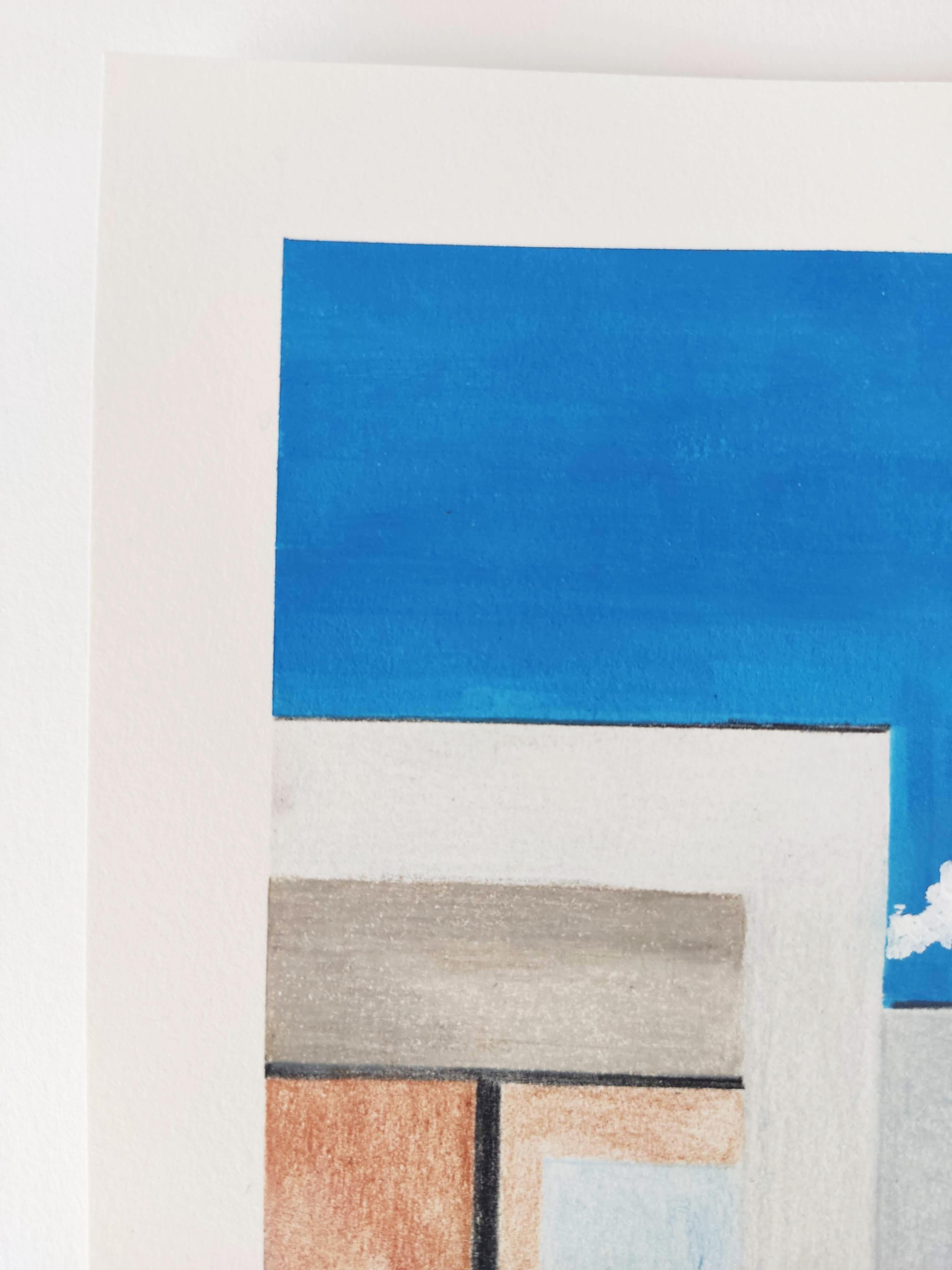 Travail :  Dessin original, œuvre unique, œuvre d'art faite à la main. L'œuvre a été traitée avec un vernis résistant aux UV et n'est pas encadrée.
MATERIAL : Peinture à la gouache et crayons à l'huile sur papier ARCHES (300g/m2), 100% pur