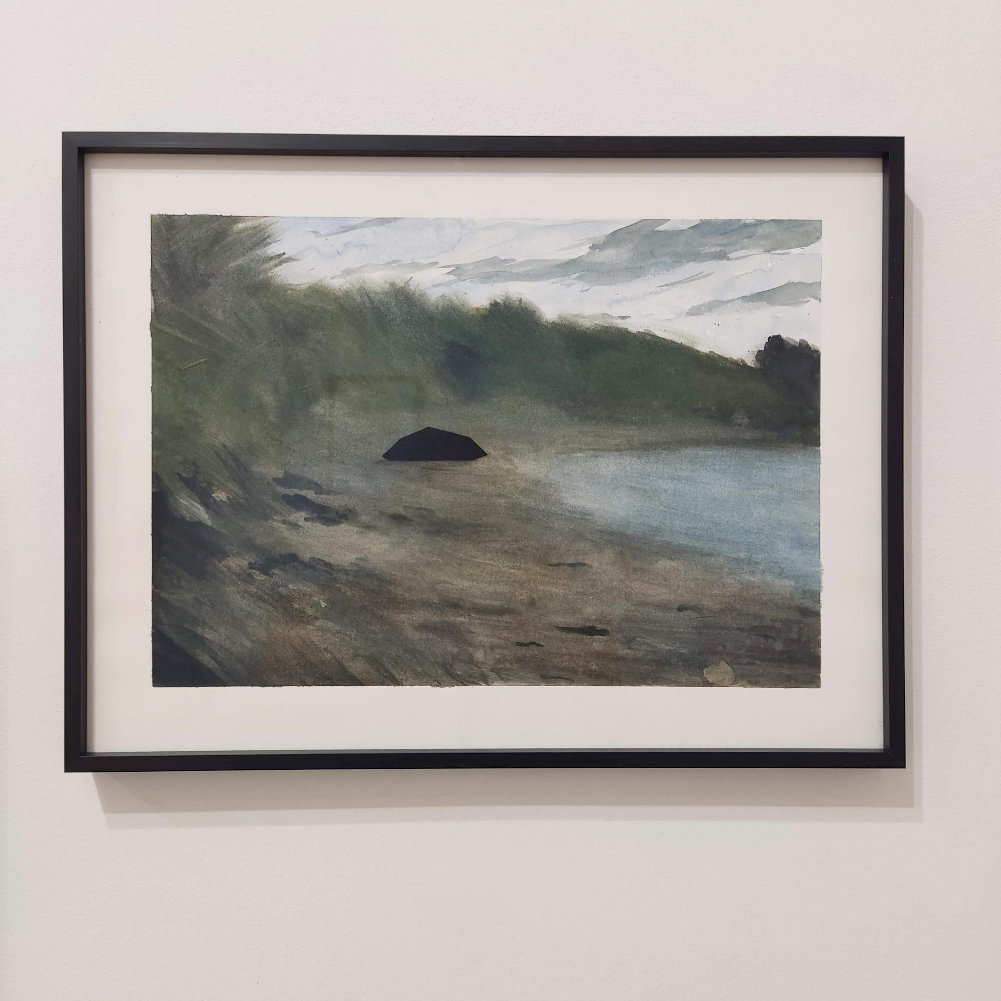 Repenser l'observable, Acuarela, Carboncillo, Paisaje Marino, Paisaje Británico en venta 1