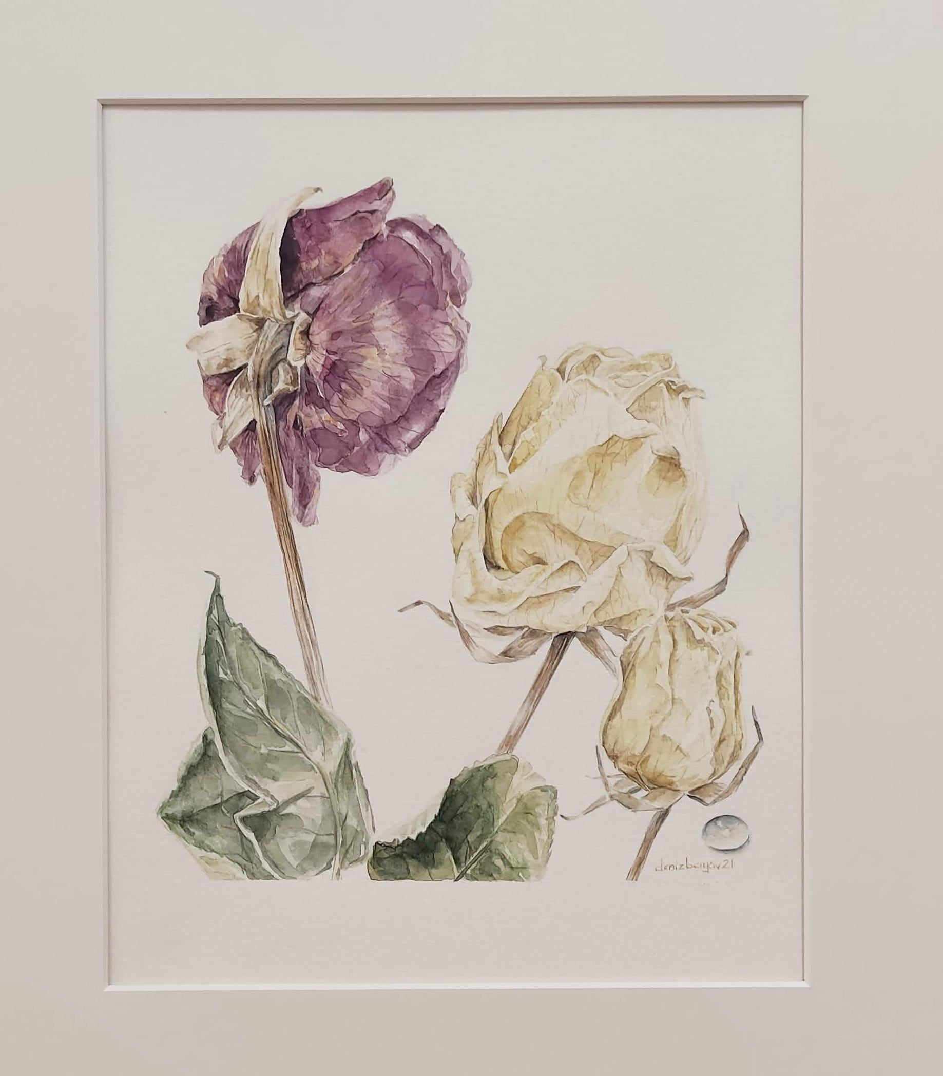 Lavoro :  Pittura originale ad acquerello, opera unica. Opere d'arte fatte a mano. Pronto per essere appeso.
Mezzo di comunicazione : Acquerello su carta d'archivio
Artistics : Deniz Bayav
Oggetto : Futile (Titolo) 
Firma: l'opera è firmata e datata