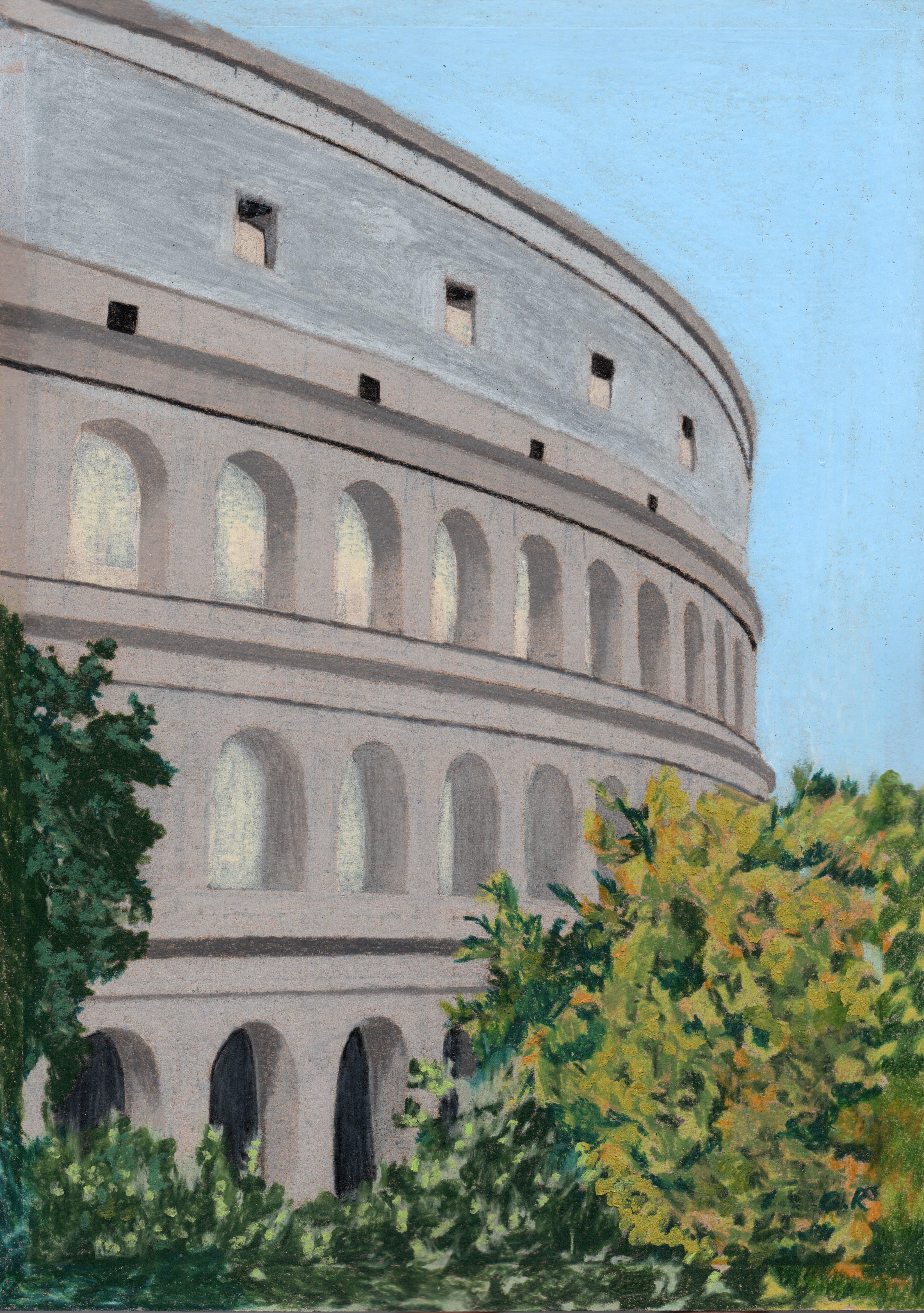 Bâtiment Dessins et aquarelles - Paysage